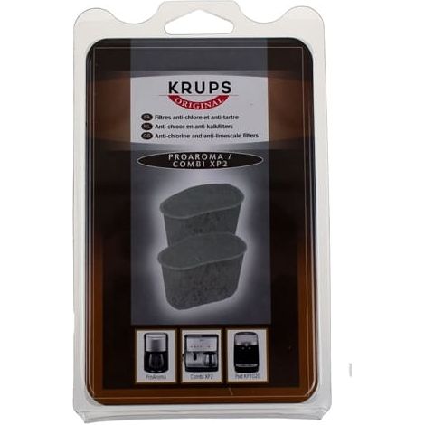 Krups YX103601 Cartuchos de Filtro Estándar Dos Piezas
