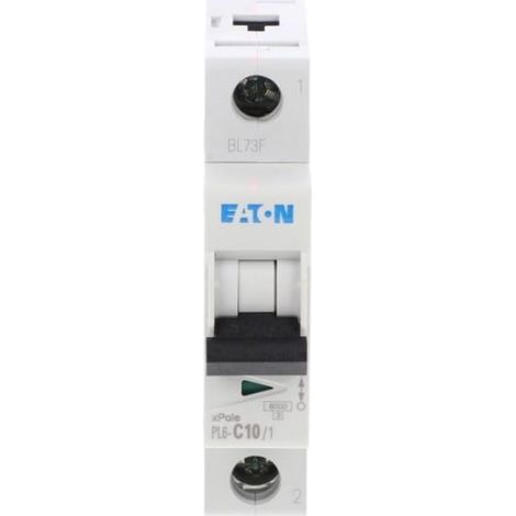 Interruttore automatico 1P C 10A 6kA AC PL6-C10/1 286531
