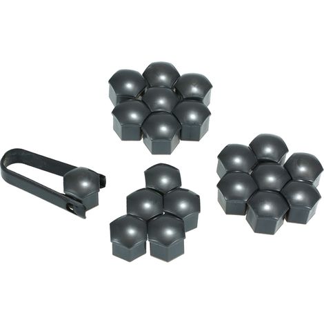 Couvercles d'écrou de roue universels de 19mm, 20 pièces, capuchons de cosse, protecteur de vis (1/5)