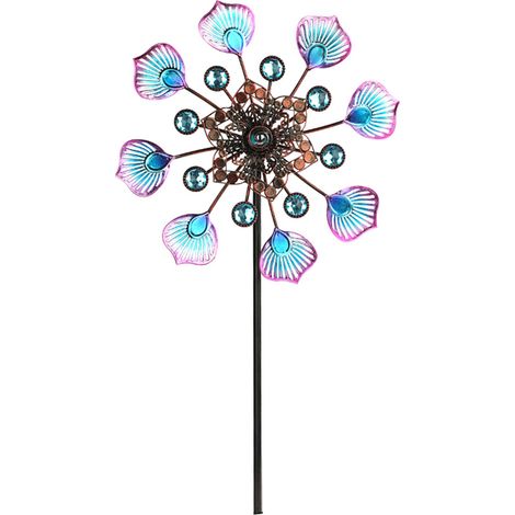 Girouette en métal, étanche et résistante aux UV, décoration extérieure pour jardin, terrasse et pelouse. (1/5)