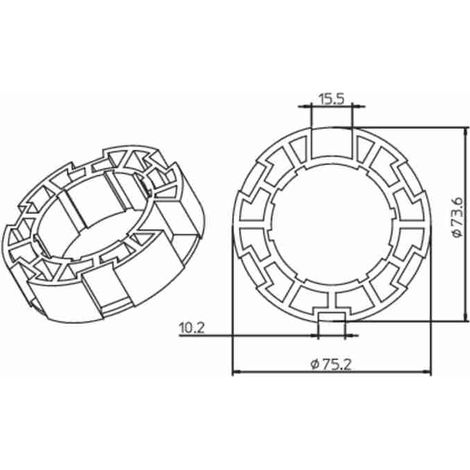 Ogive 78X1,5Mm Sitz 13X13 CAME 001YK5135