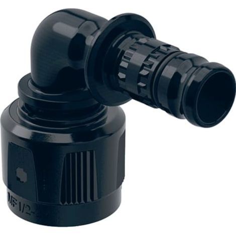 Geberit Mepla Raccordo a squadra di transizione 90° con MasterFix, DN 12 / 15, 621.452.00.5