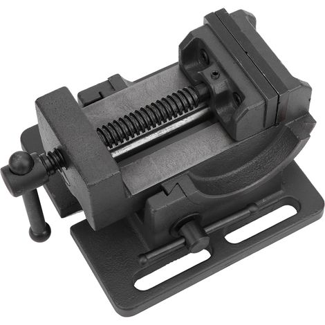 Étau de perceuse à colonne, corps en fonte, quincaillerie résistante à la corrosion, accessoire inclinable de 7,6 cm (3 pouces). (1/5)