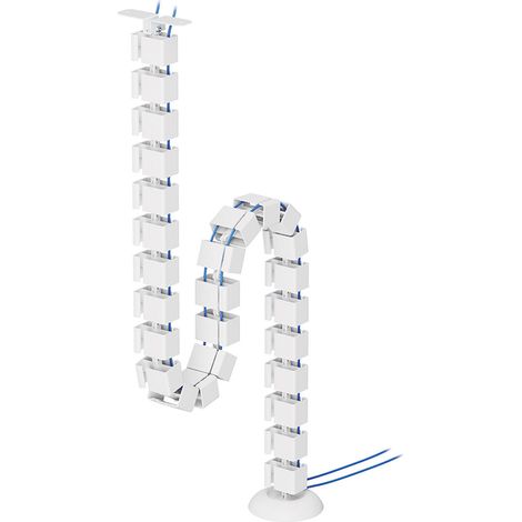 Organizzatore/gestore di cavi da scrivania Neomounts ADS06-130WH, colore bianco. (1/5)
