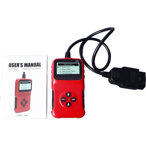 Scanner OBD2 Toivize Lecteur de codes défauts 12V multifonctionnel pour diagnostic moteur véhicule essence diesel (1/5)