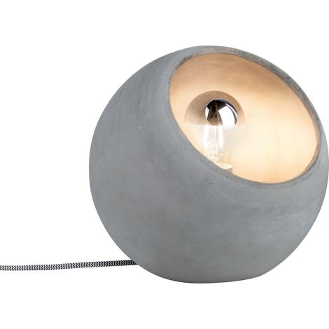 Paulmann Ingram lámpara de sobremesa gris hormigón 23 cm (1/3)