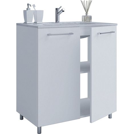 2tlg Waschplatz Waschtisch Badinos Tür (1/2)