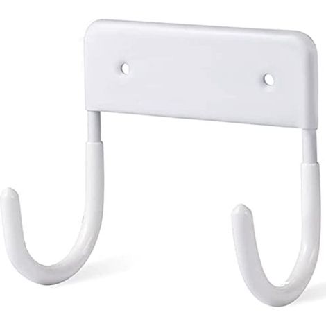 Wandhalterung für Bügelbrett, mattweiß, robustes Metall, platzsparend, Schrauben inklusive (1/5)