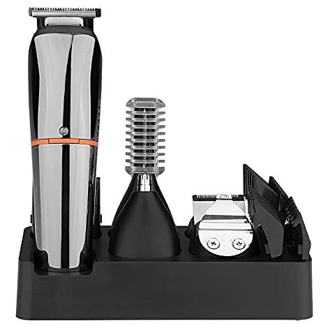 Tondeuse à cheveux 6 en 1 pour hommes : appareil multifonctionnel pour couper, raser et tailler tous types de cheveux. (1/4)