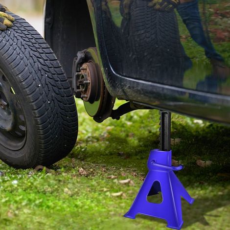 Candelabro di Sollevamento 3T per Auto, Supporto di Sollevamento Regolabile in Altezza, Blocco Sicuro, Ghisa Duttile Antisfondamento