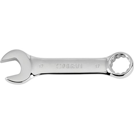 Cles mixtes courtes chromees miroir 14 mm 0196/14