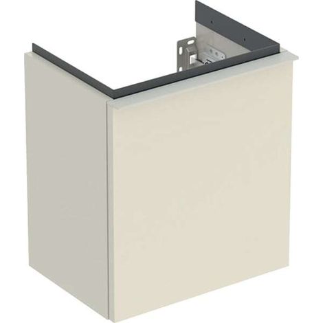 Geberit iCon, armoire basse pour lave-mains, 1 porte à gauche,