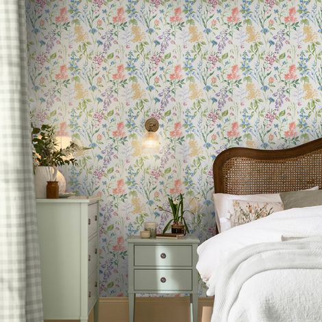 Papier peint intissé Laura Ashley Elston Garden 1005 x 52cm Multicolore (1/5)
