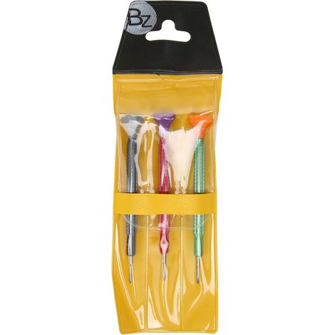 Kit 3 tournevis précision horloger en alliage, croix, portable pour réparation montre et équipement électronique (1/5)