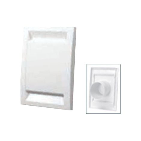 Prise blanche Classic Deco Vac, Cyclovac TF040101 (1/2)