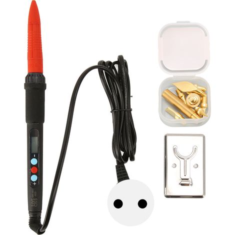 Kit fer à souder numérique universel avec écran LCD, 110‑240V, embout de finition à chaud pour imprimante 3D, prise UE (1/5)