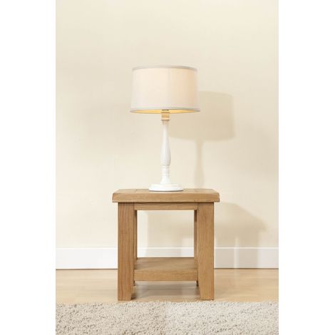 Shrewsbury Lamp Table - L33 x W40 x H40 cm - Oak