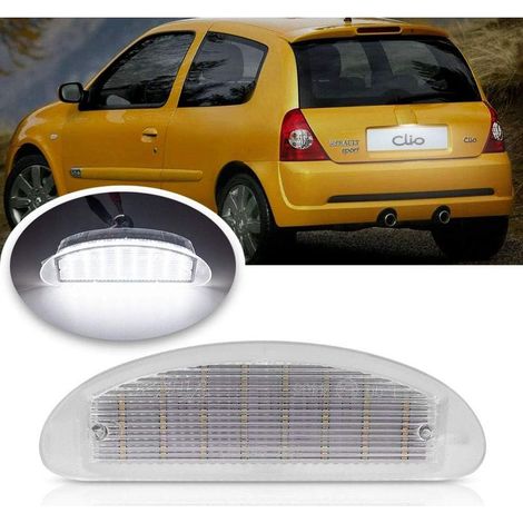 LED-Kennzeichenbeleuchtung (1 Stück) für Renault Clio II MK2 (1998-2005) und Twingo I MK1 (1993-2007).