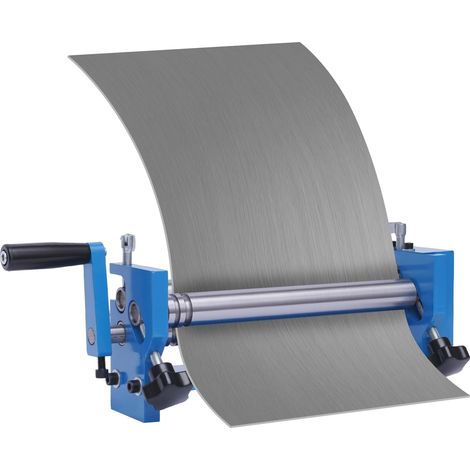3-Walzen Rundbiegemaschine Walzenbiegegerät manuell Rohrbiegemaschine Blechbiegemaschine Biegedurchmesser: 32 mm