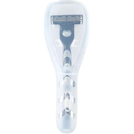 1 custodia protettiva trasparente e portatile per rasoio elettrico da uomo, scatola di plastica per riporre il rasoio, supporto per rasoio, accessori per rasoio elettrico da uomo