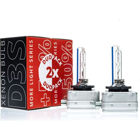 Bombillas Xenón D3S 35W 4800K 42V +50% Luces, 2 uds. (1/4)