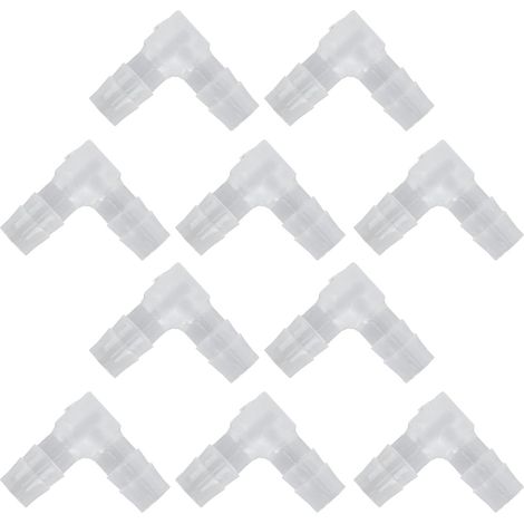 Connecteur Coude 8Mm,Coude Tuyau 8/11,Raccord De Tuyau Coudé En Plastique,10 Pièces,Adaptateur De Joint Barbelé Égal À 90 Degrés En Forme De L Pour Aquarium,Raccords De Tubes De 8Mm (8 Millimètres) (1/5)