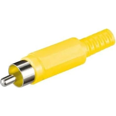 spina volante rca di plastica con guida cavo giallo wnt 11602