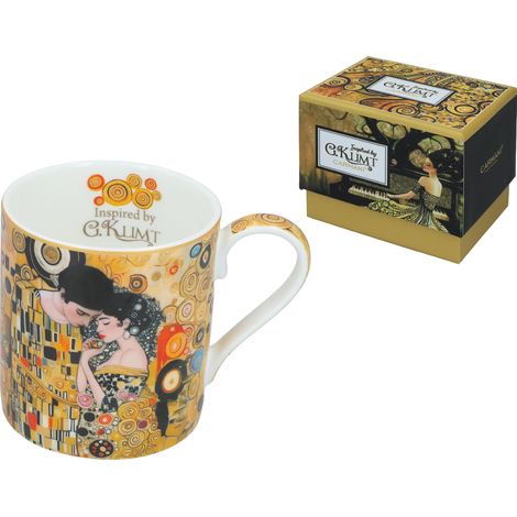 Carmani, Porzellanbecher 340 ml - Motiv inspiriert von den Gemälden von G. Klimt (1/5)