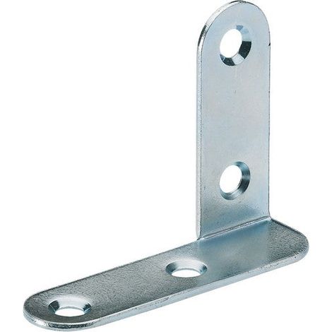 Équerre De Cadre Coudée Acier Zingué Hettich, L.45 Mm
