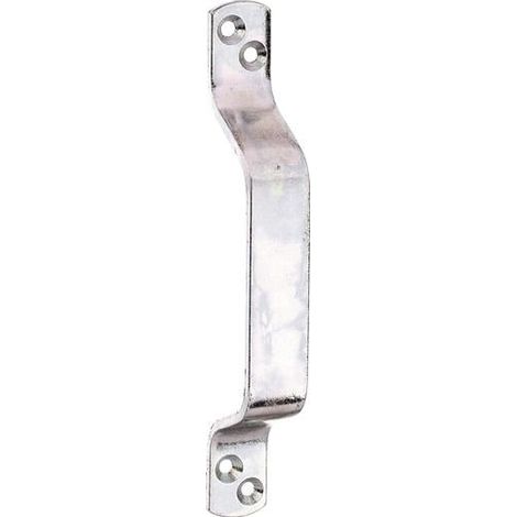 Crochet de porte L.190mm l.25mm STA galvanisé, avec passants, trous 4 (1/3)