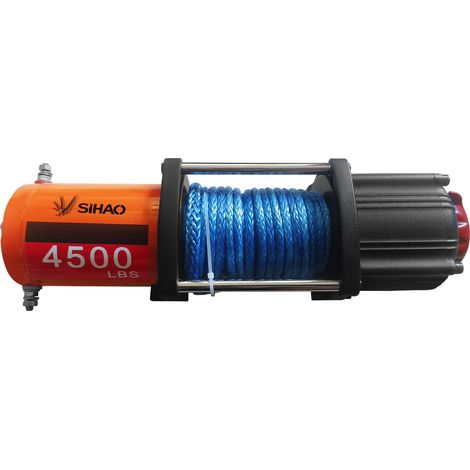 4500lbs ATV/UTV Winch Eléctrico 12V Cuerda Sintética Inalámbrica y con Cable Control Remoto (1/5)