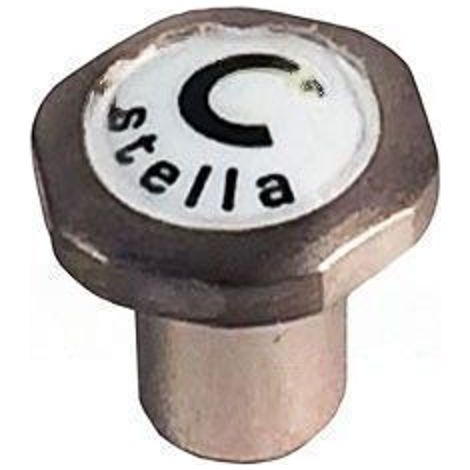 Ricambio Portaplacchetta nichel Serie Roma Da 1/2" acqua calda Stella GR06-40C