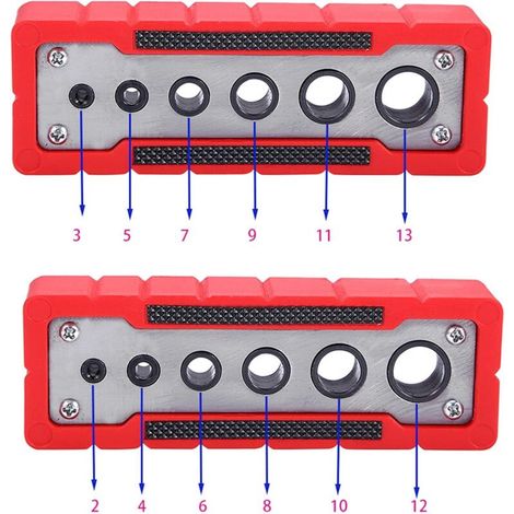 2 Pack Wood Dowel Drill Guide Jig Kit