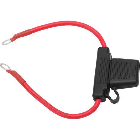 Porte-fusible intégré 8AWG avec fusible à lame 80A, protection de circuit étanche pour véhicules et navires 12-24V (1/5)