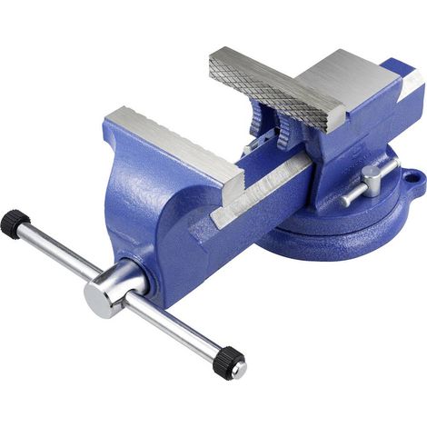 TOOLCRAFT Etau TO-10398738 Largeur de mâchoire: 100 mm Envergure max.: 125 mm (1/4)