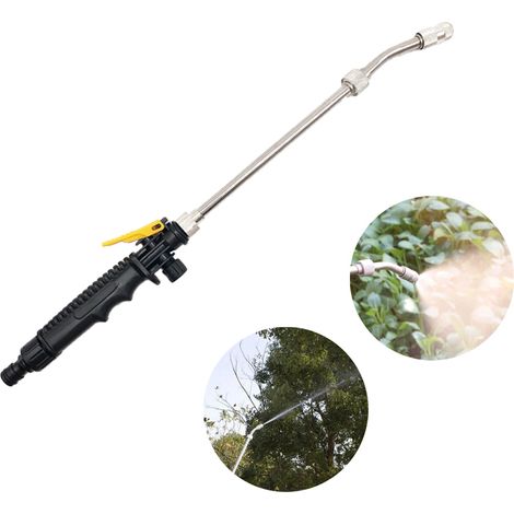 Pistolet d'arrosage portable en pour nettoyeur pression lavage de voiture et jardinage compatible avec les tuyaux standard 2 1 (1/4)