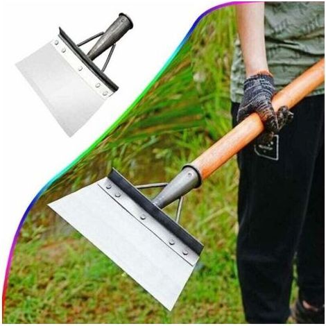 Pelle De Nettoyage De Jardin Multifonctionnelle, Acier Inoxydable Pour L'aménagement Paysager, Le Désherbage, La Plantation, Le Grattage Du Jardin, La Pelle Agricole, L'outil De Désherbage ( (1/4)