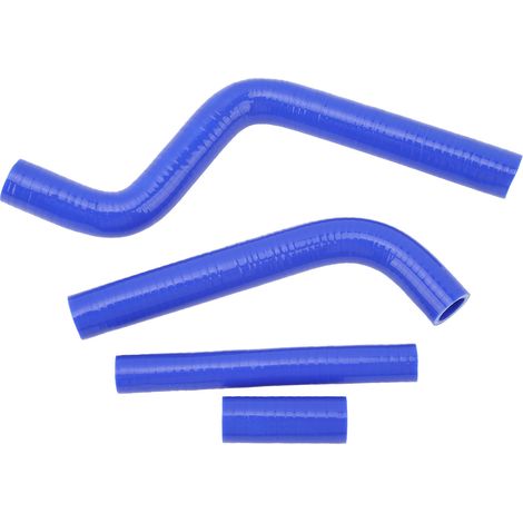 Lot de 4 durites de radiateur moto en silicone épais résistant aux hautes températures pour YZ125 (1996-2001), bleues (1/5)