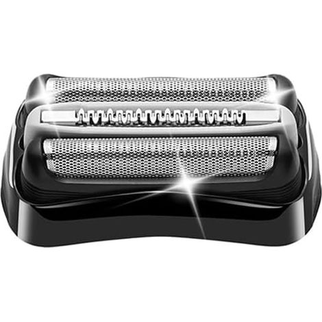 Pièce De Rechange Têtes de Rasoir Compatible avec Series 3 Pro, Grille de Rechange Compatible avec Series 9, 1 Pièce (Argent, 32B) pour Homme (1/4)