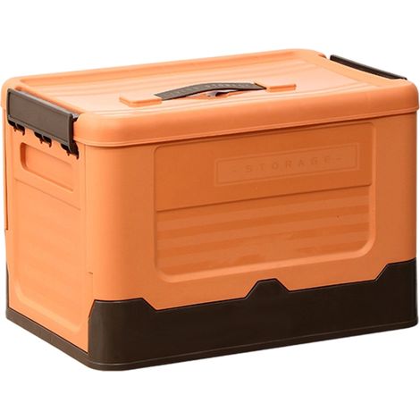 Boîte De Rangement Pliable - Empilable Avec Couvercle - Pour Organisation Maison Garage Armoire Placard - Lot De 2 (1/5)