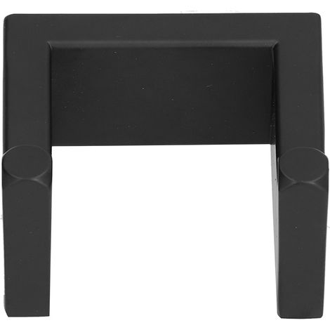 Doppelhaken aus schwarzem Edelstahl 304 für Handtücher und Bettwäsche, Wandmontage im Badezimmer, schwarzer Kleiderhaken 445 (1/5)