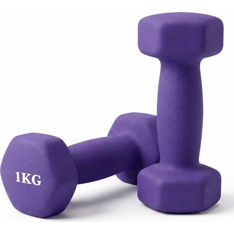 Cast Iron Dumbbells Pair with Ergonomic Grip (1/5)