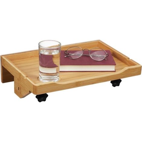 Mensola da letto pieghevole in bambu (1/5)