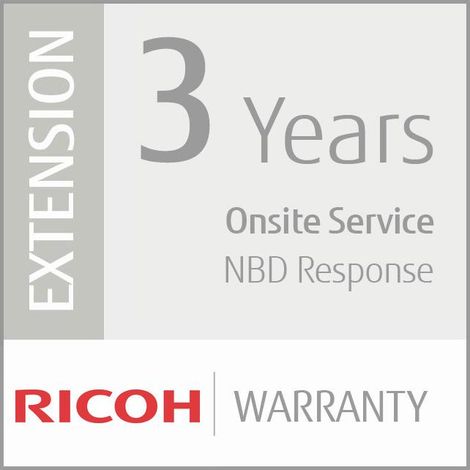 Ricoh 3 Year Extended Warranty (Low-Vol Production) (1/2)
