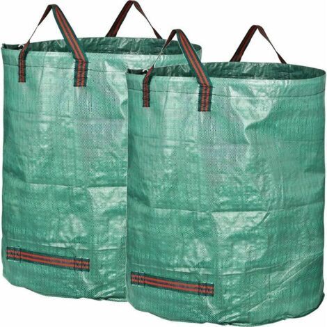 2X Sacs De Jardin 300L Indéchirables 67Cm X 84Cm (1/4)