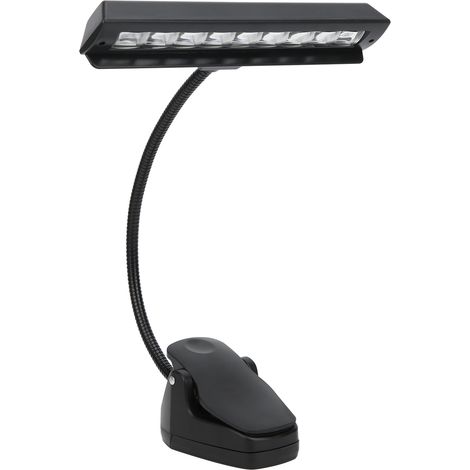 LED-Notenpultleuchten mit Clip und verstellbarem Hals, professionelle USB-Schreibtischlampen (1/5)
