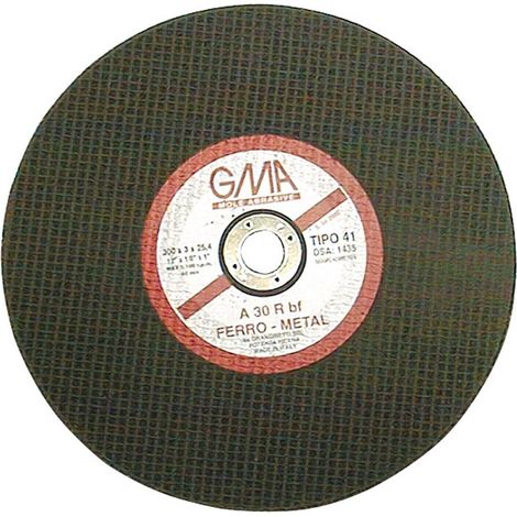 10PZ DISCO ABRASIVO per ferro Ø mm. 300x2,8x25,4