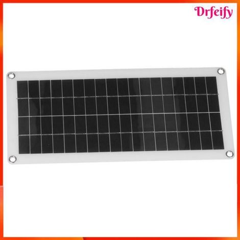 Panneau solaire - - 20W 18V - Flexible pliable 30° - Polycristallin - IP65 (1/5)
