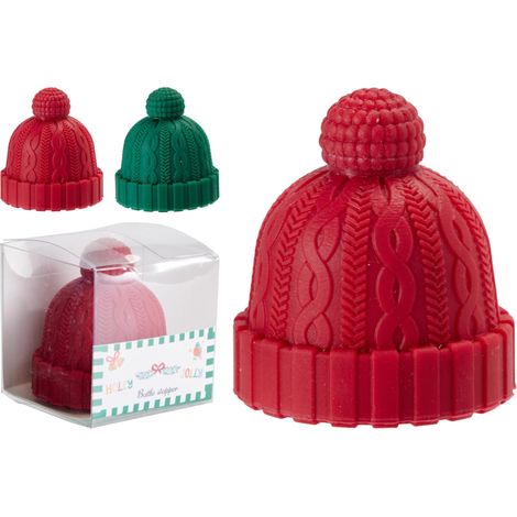 Tappo natalizio per vino 5,7 cm modello assortito PERAGA CHRISTMAS