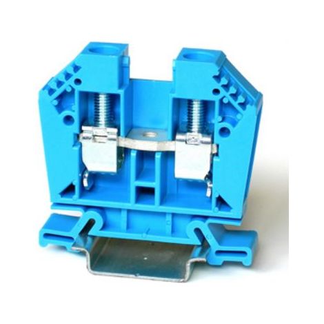 Bloc de jonction de traversée RS PRO, 25mm², Cage à ressort, Bleu ( Prix pour Boîte de 5 )